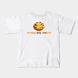 orange day cookies Kids T-Shirt